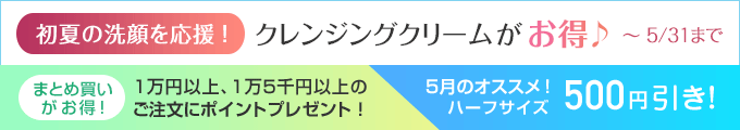 今月のキャンペーン