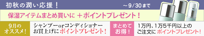 今月のキャンペーン